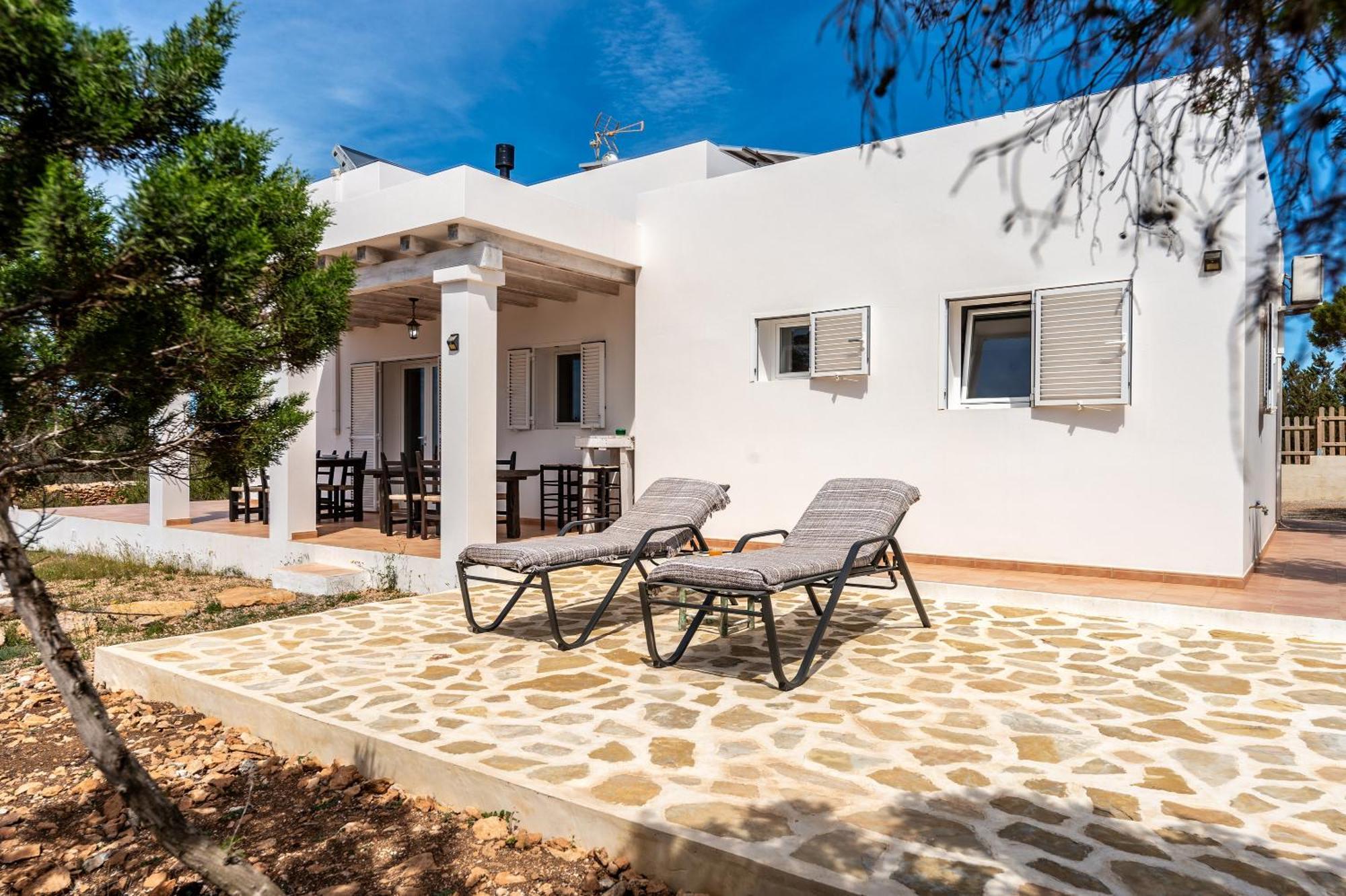 Casa Es Vedra Villa Cala Saona Bagian luar foto